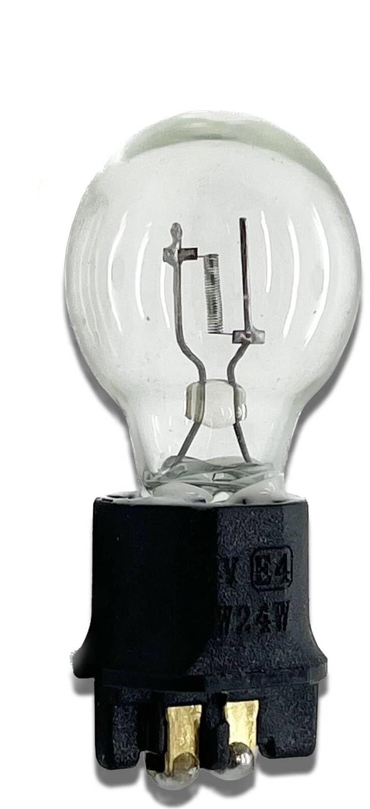 LiteSync HLG-PW24W-Wx1 Halogen Bulbs 1 x 12V 24W Clear White DRL Indicator Fog 89092 WP3.3X14.5/3 Superior Illumination Highly Efficient