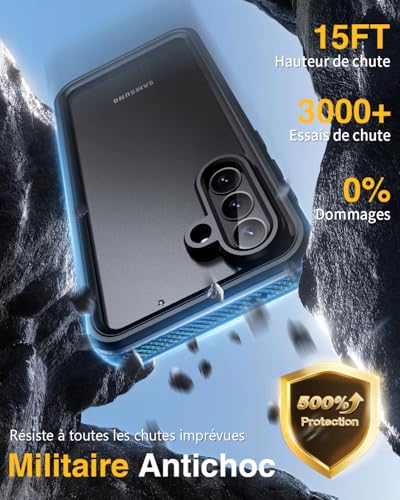 Coque Samsung A57 5G antichoc imperméable et housse intégrale waterproof - 3
