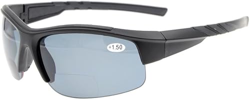 Eyekepper TR90 - Gafas de sol bifocales sin montura para deportes irrompibles, béisbol, correr, pesca, conducción, golf, softbol, senderismo