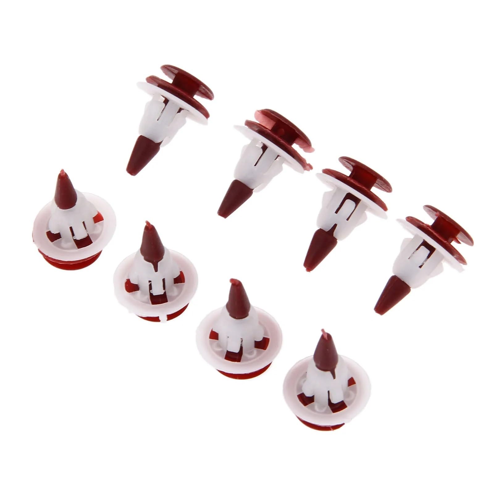 YTQMoreBNZ 50pcs Automobile Door Panel Fastener 10mm For Nissan Parts Car Decorative Pin Car Styling Plastic Rivet Fixed Clips(D107)