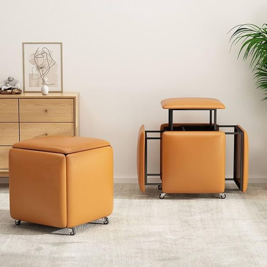 廃盤希少品 ベネトン クッションスツール オレンジ