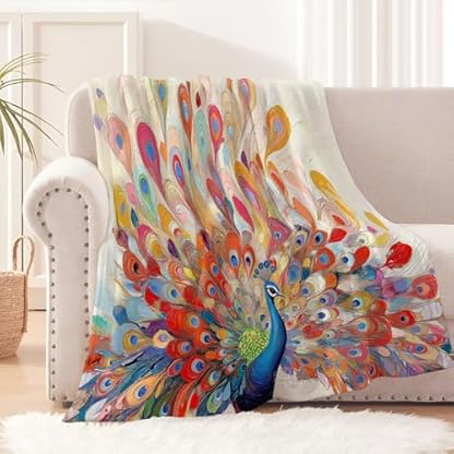 Kuscheldecke Flauschig - Goldene Sonne Fleecedecke, Sofadecke, Unheimliches Tal Tagesdecke, Weiche Warme Flanell Decken für Zuhause, Büro, Reisen, Zelten, Schwarz-220x240cm – Bild 3