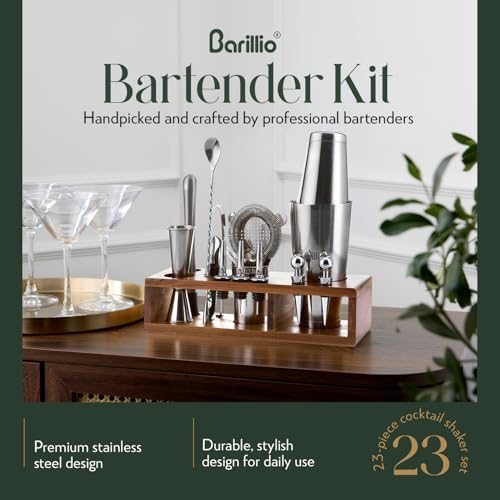 Barillio Bartender Kit Cocktail Shaker - Thumbnail 5