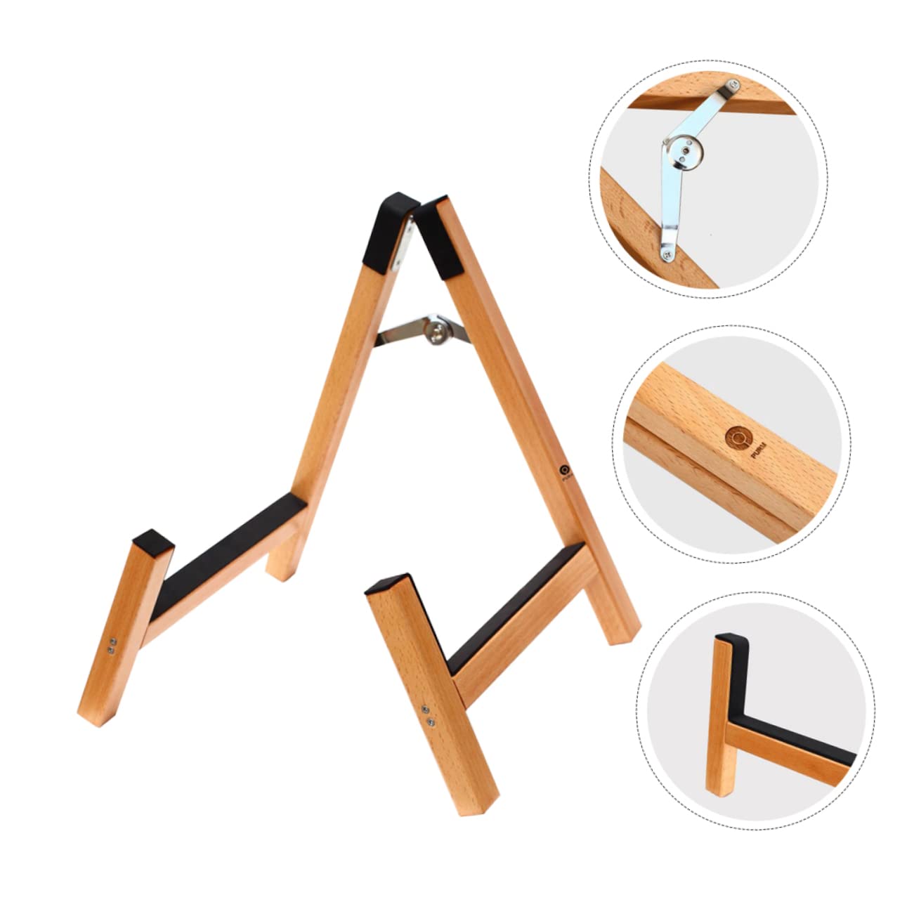 Chitarra Regolabile Legno Struttura Stabile per Chitarra Elettrica e Violino Design Pratico e Compatto per Musicisti e Negozi Strumenti