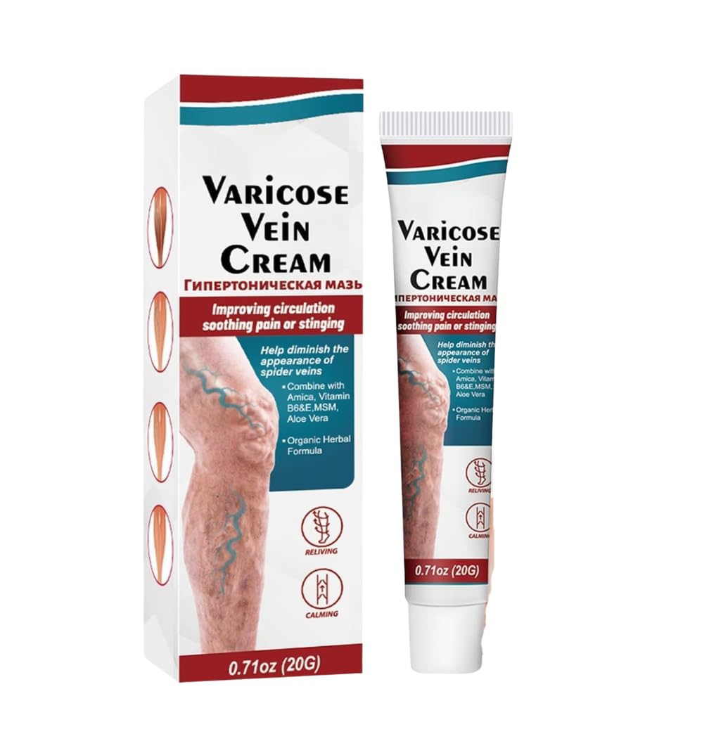 Varicose Veins Cream for Legs 20g | Spider Vein Moisturizing Leg Cream | Fast Absorbing Skin Care Cream for Dry, Tired & Heavy Legs | Smooth & Hydrating Formula for Daily Leg Care (Pack Of 1)-image-15