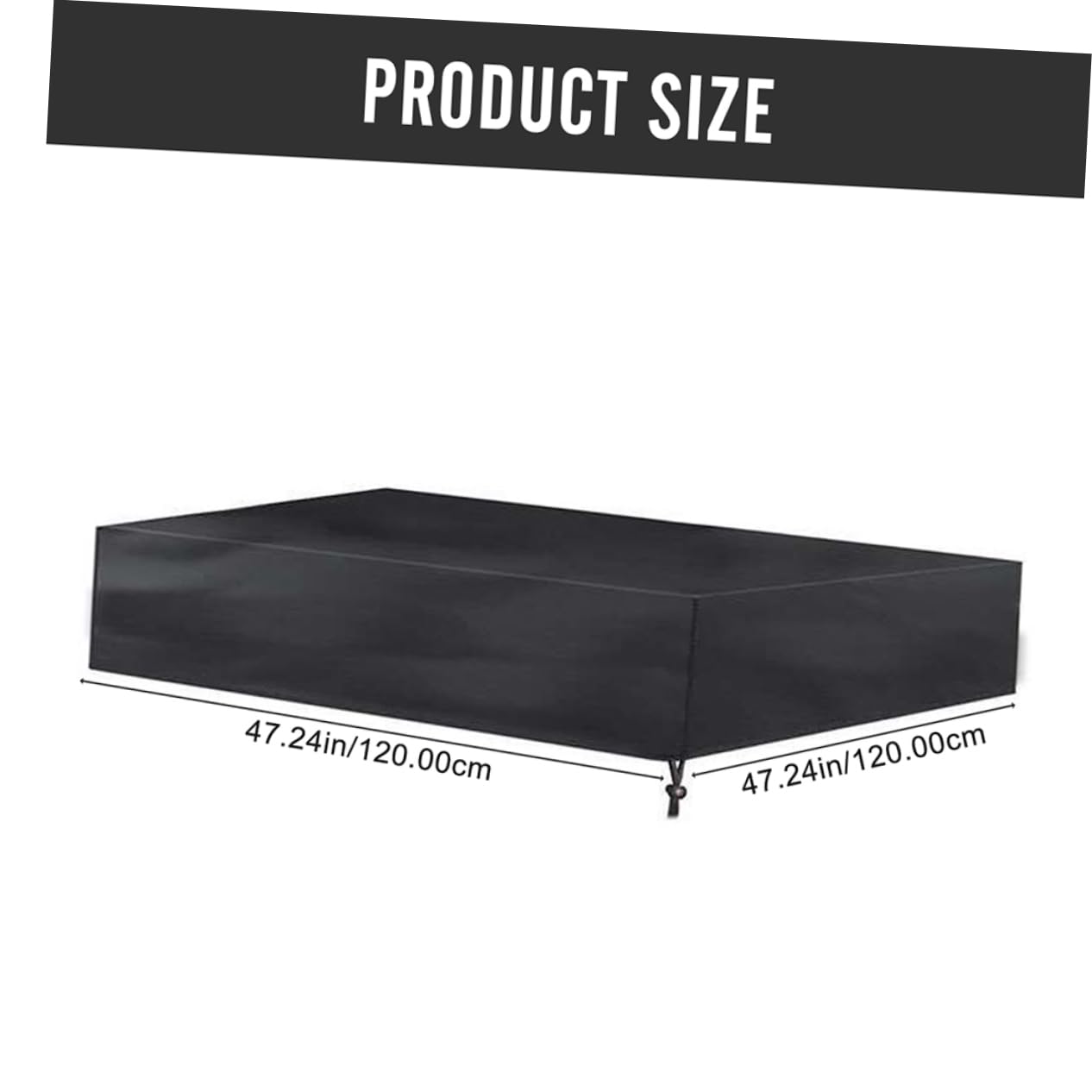 BESPORTBLE Waterproof Square Cover for Garden Sandbox and Durable Protective Cover 1pc