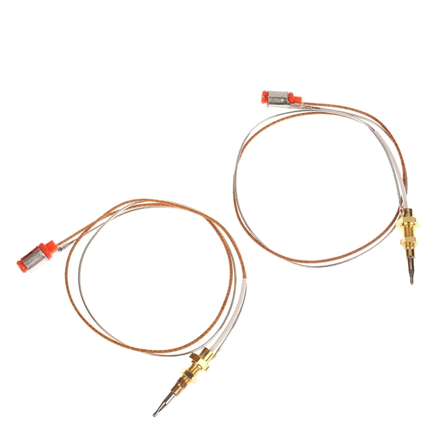 Copper Head Thermocouple Gas Stove Screw Safety Flame-out Device 1Pcs(Short needle 35cm)