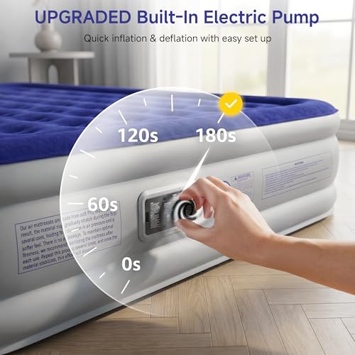 24% Off Sebor Air Mattress Queen with Pump - Image 6