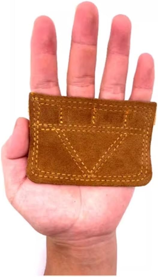 Gymnastics Hand Fitness Leather Palm Protectors Hard Pull-Up Gloves for Men and Women