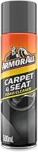 Armor All, Carpet & Seat Foam Cleaner, Cleans and Removes Tough Dirt, Suitable for All Auto Fabrics, Vinyl, Rubber and Plastic, Not Suitable for Leather, Ideal for Car Detailing, Made in the UK