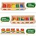 Yolesty Montessori Toys Wooden Color & Shape Sorting Learning Matching Box with Stacking Toys, Early Educational Block Puzzles Gift for Preschool Toddlers Baby Boy Girl Kids 1 2 3 Years Old