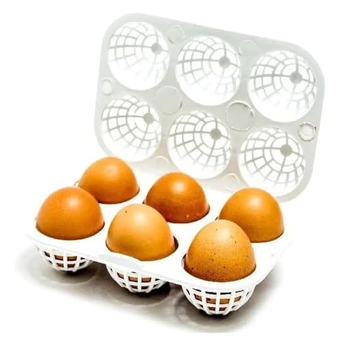 Porta 6 Ovos Para Organizar Geladeira (ideal para transportar, guardar, proteger e cozimento) Ovito