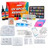ESAM Group 300 Piece UV Resin Jewelry Making Kit...