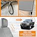 Kistrba Front Bench Seat Cover Compatible with 1990-1995 Toyota Pickup with Molded Headrest and Large Shifter Shorter (Bottom with Small 2-3 inches Notch), Knitted Sponge Fabric Front Seat Cover