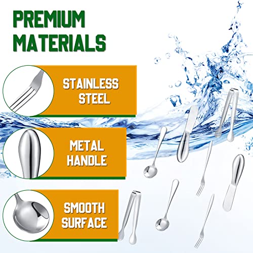 22 Pcs Charcuterie Accessories Cheese Butter Spreader Knives Set Charcuterie Board Utensils Accessories Toothpick Flags Mini Serving Tongs Spoons And Forks For Family Gatherings, Bridal Showers #TOP2