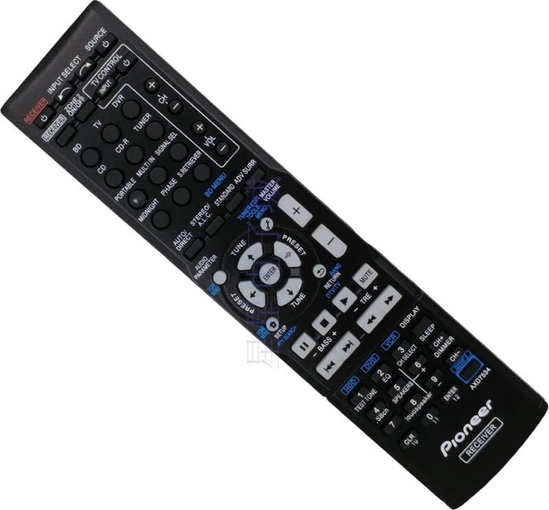 Replacement Remote Control Replace for TV/Audio/Projector for Pioneer VSX-321-KP VSX-321-K-P VSX321KP VSX-321-K AV Receiver
