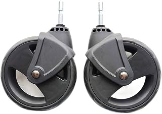 Strollers Accessories Stroller Wheel for 4 in 1 Carseat Baby Cart Front Or Rear with Bearing Pram Wheel Well Compatible Similar Pushchair Accessories (Color : 2 Front)