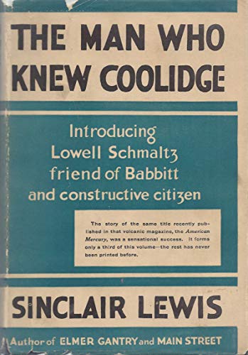 The Man Who Knew Coolidge B0014KLM84 Book Cover