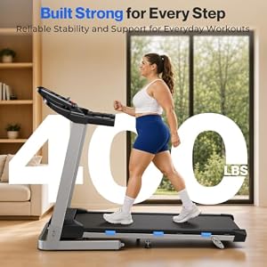 Cardirun Foldable Treadmills for Home with 10% Incline, 400 LBS Capacity — photo 6 of 6