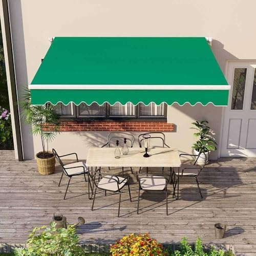 Toldo retráctil para patio: evite el calor y la lluvia con tela ajustable