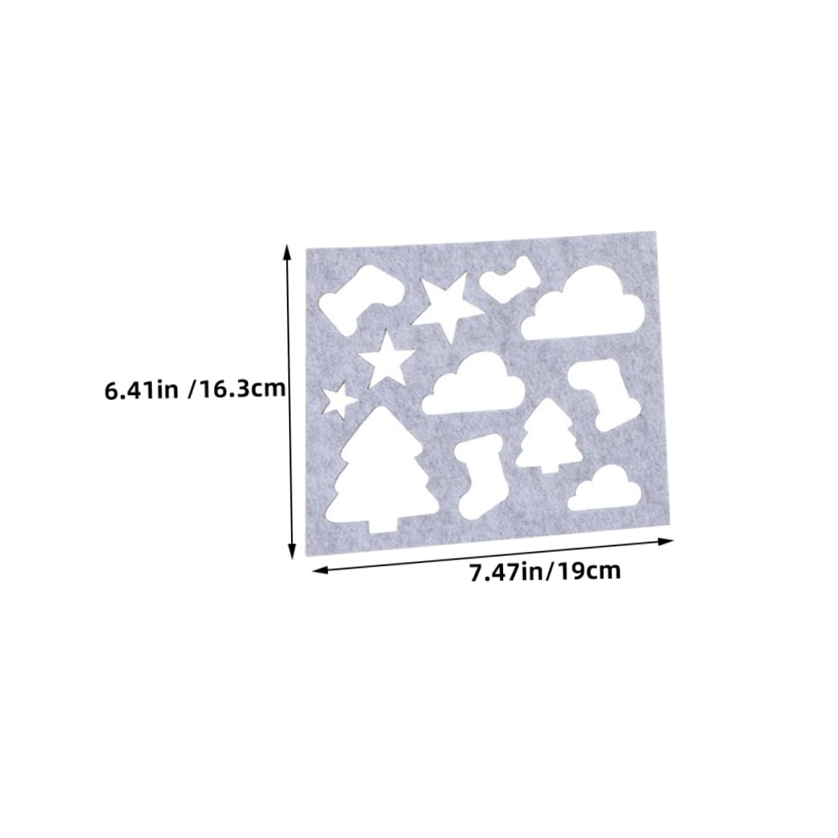 Angoily Wool Felting DIY Stencils 4pcs Embroidery DIY Molds for Handmade Felting Craft