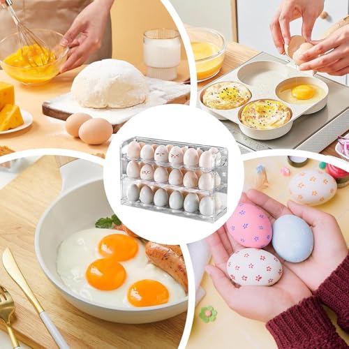 Solución de almacenamiento de huevos para cocina sin perder espacio 6