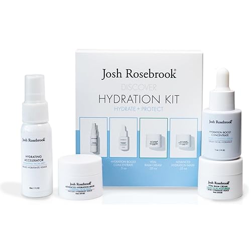 Miniatura 1 de Josh Rosebrook Kit de hidratación - Hidratar + Proteger - Acelerador Hidratante 1.0 fl oz, Concentrado de Hidratación Boost 15 mL, Crema de Bálsamo