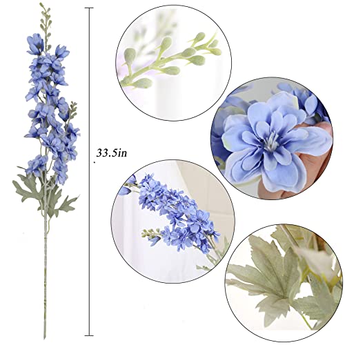 Ipopubluedelphiniumartificialflowers6pcsartificiallarkspurflower335in85cmlongstemflowerssilkflowersforhomedecorindooroutdoorfloralcenterpiecesfortablesblue  Urban Country Home Decor Ipopu blue delphinium artificial flowers 6 pcs artificial larkspur flower 335 in85 cm long stem flowers silk flowers for home decor indoor outdoor floral centerpieces for tablesblue  urban country home decor
