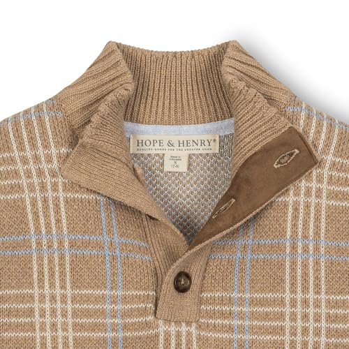Image of Hope & Henry Men's Half Zip Pullover Sweater