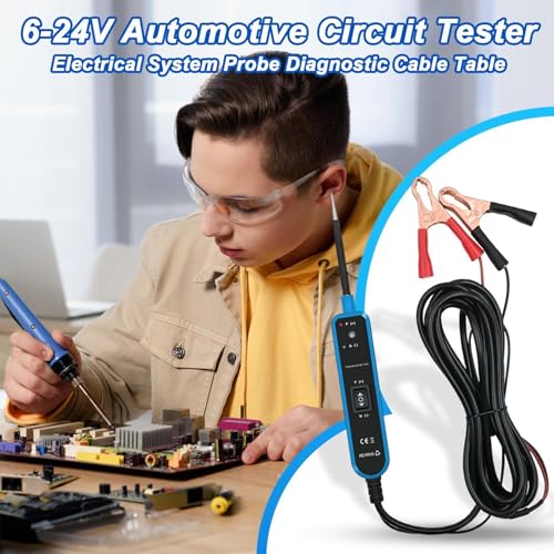 Probador de circuito automotriz portátil para control de voltaje de coche 3