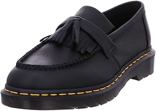 Dr. Martens Unisex Adult Adrian Yellow Stitch Leather Loafers Price In India