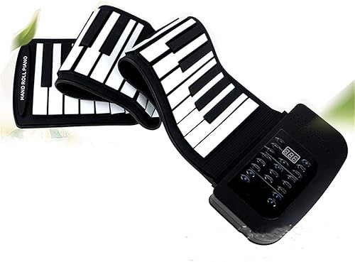 AETOPP piano Soft Keyboard Klavier Handrolle Klavier Taste mit Horn-Tastatur tragbar fA r AnfA nger und Kinder Leichtes und tragbares  natA rliches Silikon
