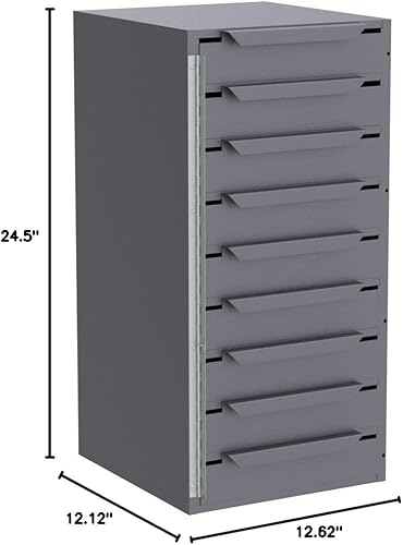 Miniatura 7 de Durham Gabinete de acero soldado gris 611-95, 12-58 pulgadas de ancho x 24-12 pulgadas de altura x 12-18 pulgadas de profundidad y 305B-95 acero