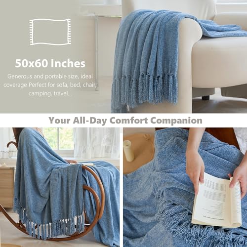 Couverture douce en chenille Simple&Opulence, une idée cadeau
