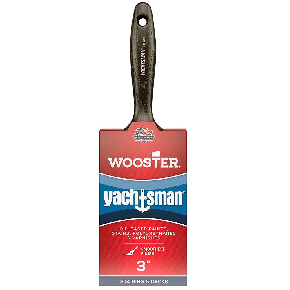 Pinceaux pour vernis Wooster Z1120 Yachtsman pour éliminer les traces de pinceau sur le bois