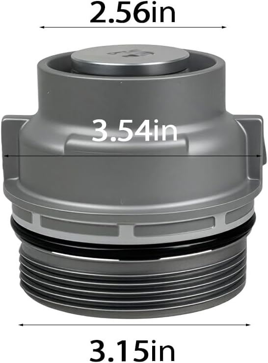 15620-31060 Oil Filter Housing Cap Assembly Kit Fit for Toyota Tacoma, 4Runner, Lexus RX350 Replace 15620-0S010,15620-0V010,15620-31040,15620-31050,15620-36020,15620-38010,15650-0S010