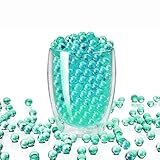 Perlas de agua turquesa: 270 g, 50.000 unidades, perlas de cristal de agua, muy versátiles. Con ingredientes naturales y respetuosos con el medio ambiente, seguros para niños y adultos. Reutilizable y, por lo tanto, muy respetuoso con el medio ambiente