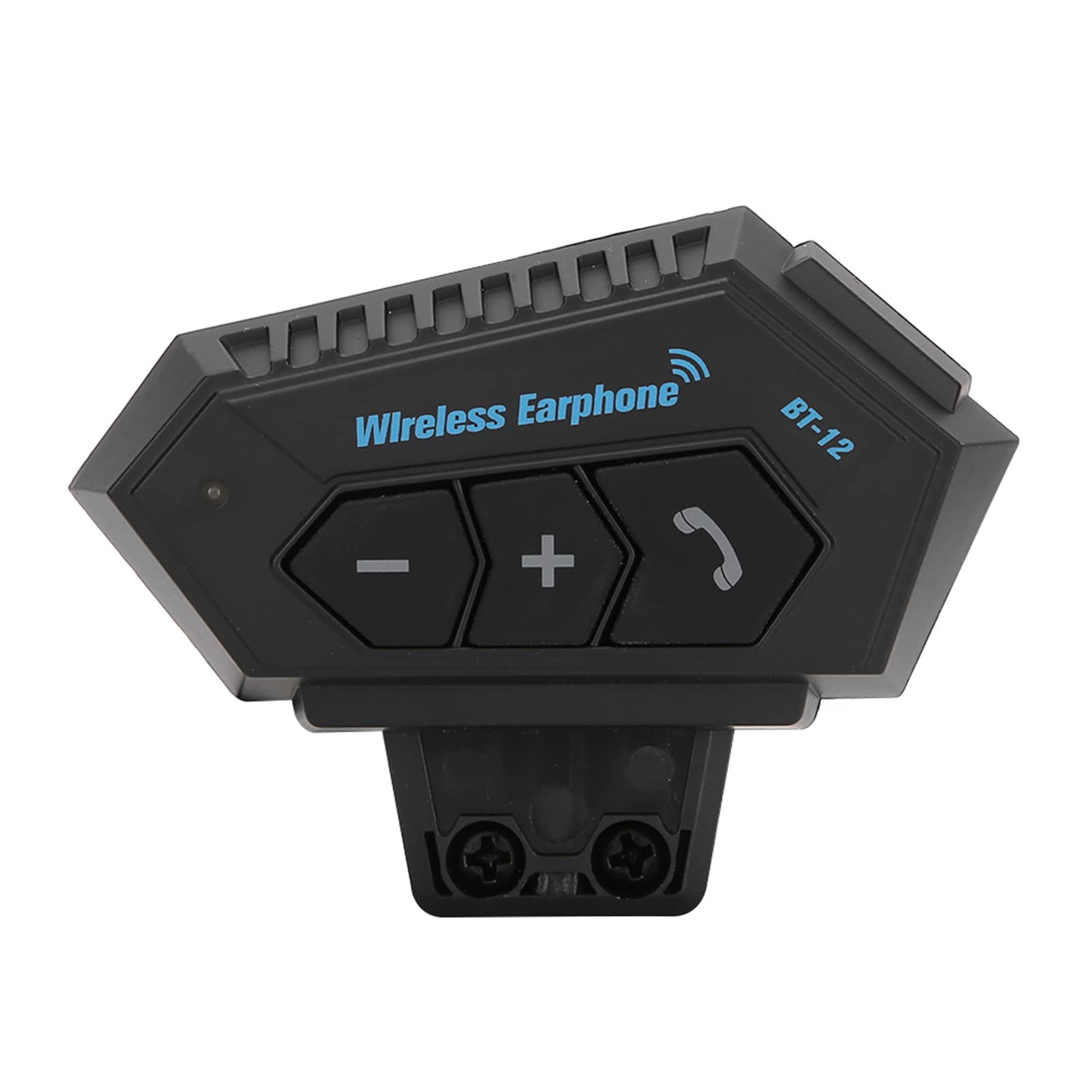Qqmora Auriculares para Casco Bluetooth 4.1+EDR CSR8635 para Montar, Amplificador de Potencia de Audio de Alta Potencia, Material ABS Ligero, Ideal para Entusiastas de Las Motocicletas