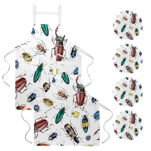 Tablier de cuisine aquarelle pour la pâtisserie et le nettoyage de la maison