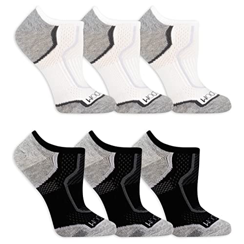 Fruit of the Loom Women Coolzone Cotton No Show Socks (6 Pack)