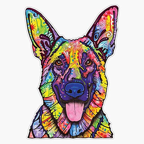 German Shepherd Vinyl Waterproof Sticker Decal Car Laptop Wall Window Bumper Sticker 5