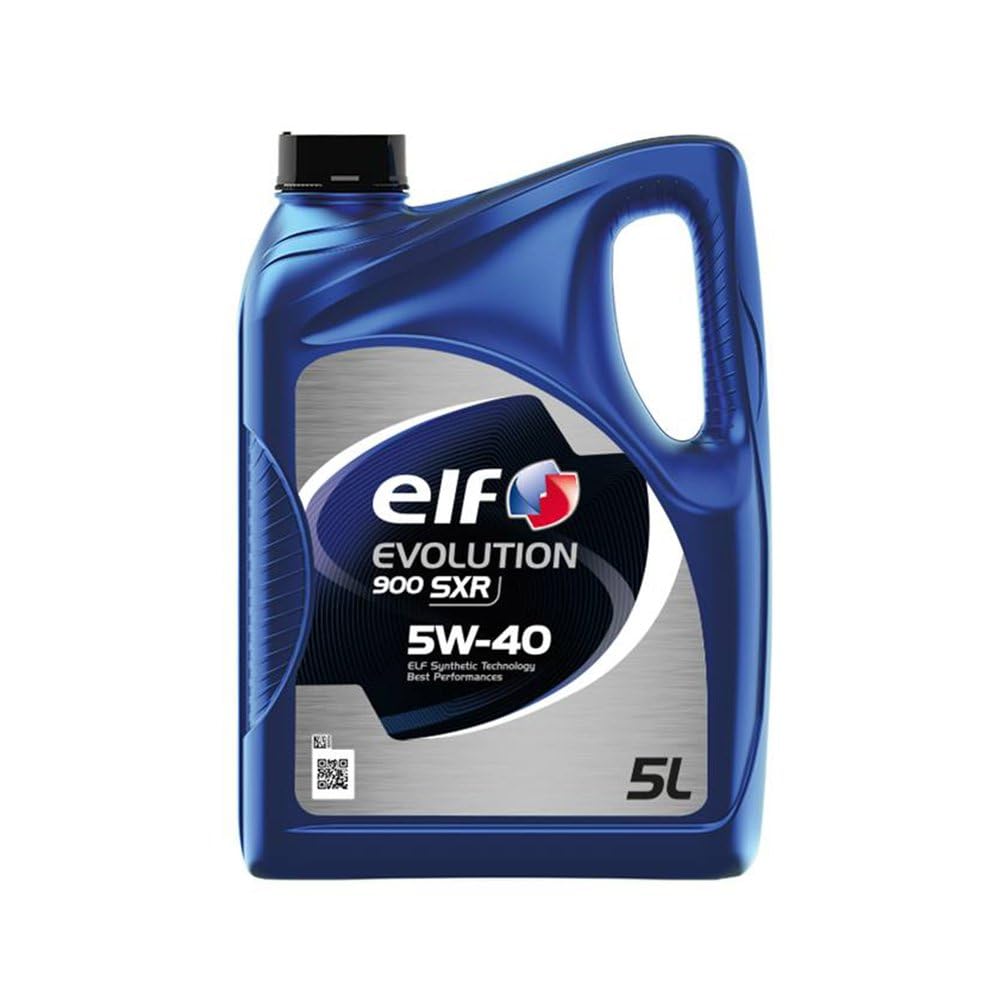 ELF Aceite de motor 5W-40 Evolution aceite ACEA A3/B4 API SN API CF 900 SXR 5L Compatible con VW Polo V Hatchback 6R1, 6C1 up! Hatchback 121, 122, BL1, BL2, BL3, 123, PEUGEOT 208 I Hatchback CA, CC