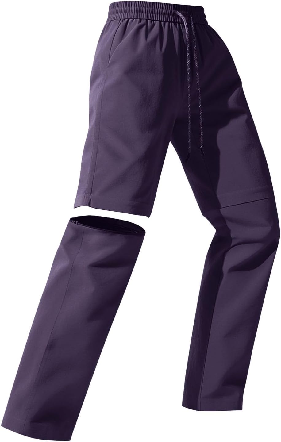Zip Off Hiking Pants Women Convertible Waterpoof Baggy Cargo Pant Lightweight Quick Dry Wide Leg Fishing Athletic Shorts