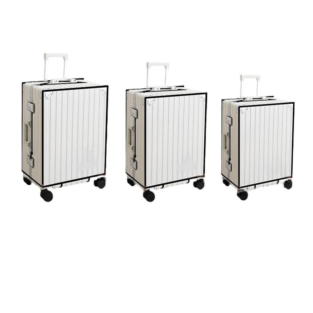 Funda elástica para maleta Juego de 3 fundas protectoras transparentes for equipaje, PVC, antiarañazos, 20, 24 y 28 pulgadas, for viajes