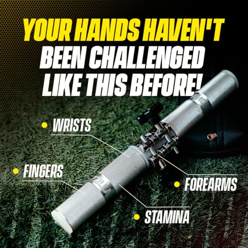 GRIPZILLA Dynamo Forearm Strengthener and Wrist, Comfortable Grip and a Durable Design Roller Perfect for Men and Women - Ideal for Hand, Wrist, and Forearm Strength Training, Workout - Wrist/Arm Builder