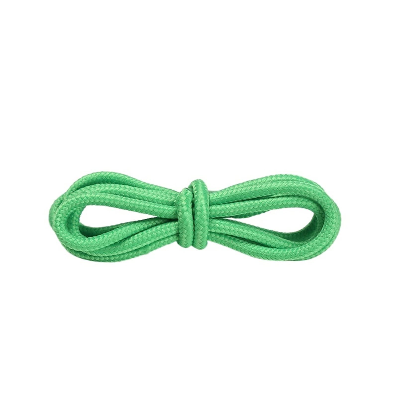 Cordones Planos Fuertes para Zapatillas, Cordones Deportivos Redondos de poliéster for Hombre y Mujer, Multicolor, 60-180 cm, Paquete de 2(Green,120)