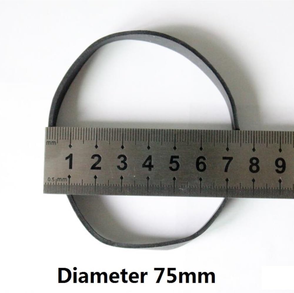 天然ゴムゴムバンド、ヘビーデューティーバンド、10個 ゴムバンド フラットレングス 11cm エクストララージ ブラック 厚手 ゴム