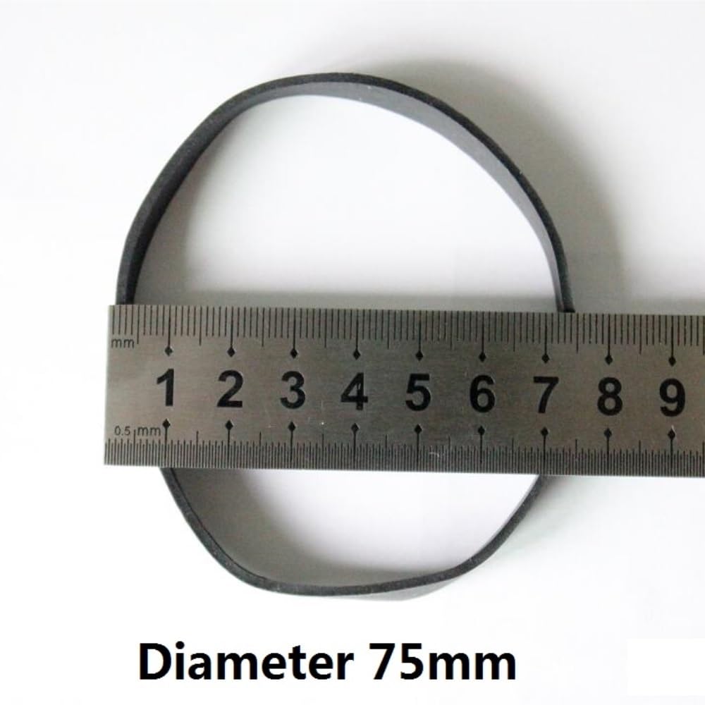 Bande Elastiche Resistenti, 10 Pezzi di Elastici in Gomma Lunghezza Piatta 11 cm Extra Large Neri Elastici Spessi Larghezza 2,5 cm for imballaggio di pacchi