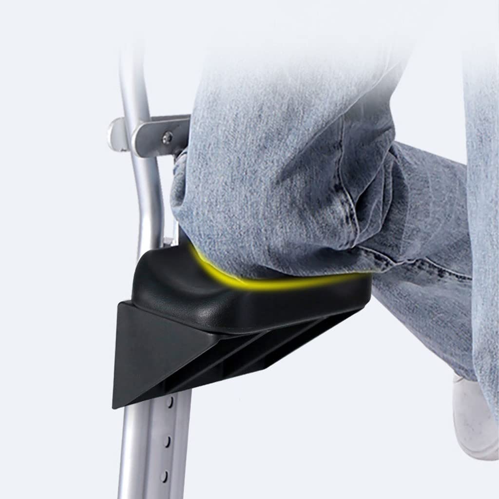 Muletas Andadores for fracturas Jóvenes Muletas Dobles Muletas for Axilas Bastón Ligero Antideslizante (Size : 113-126cm)