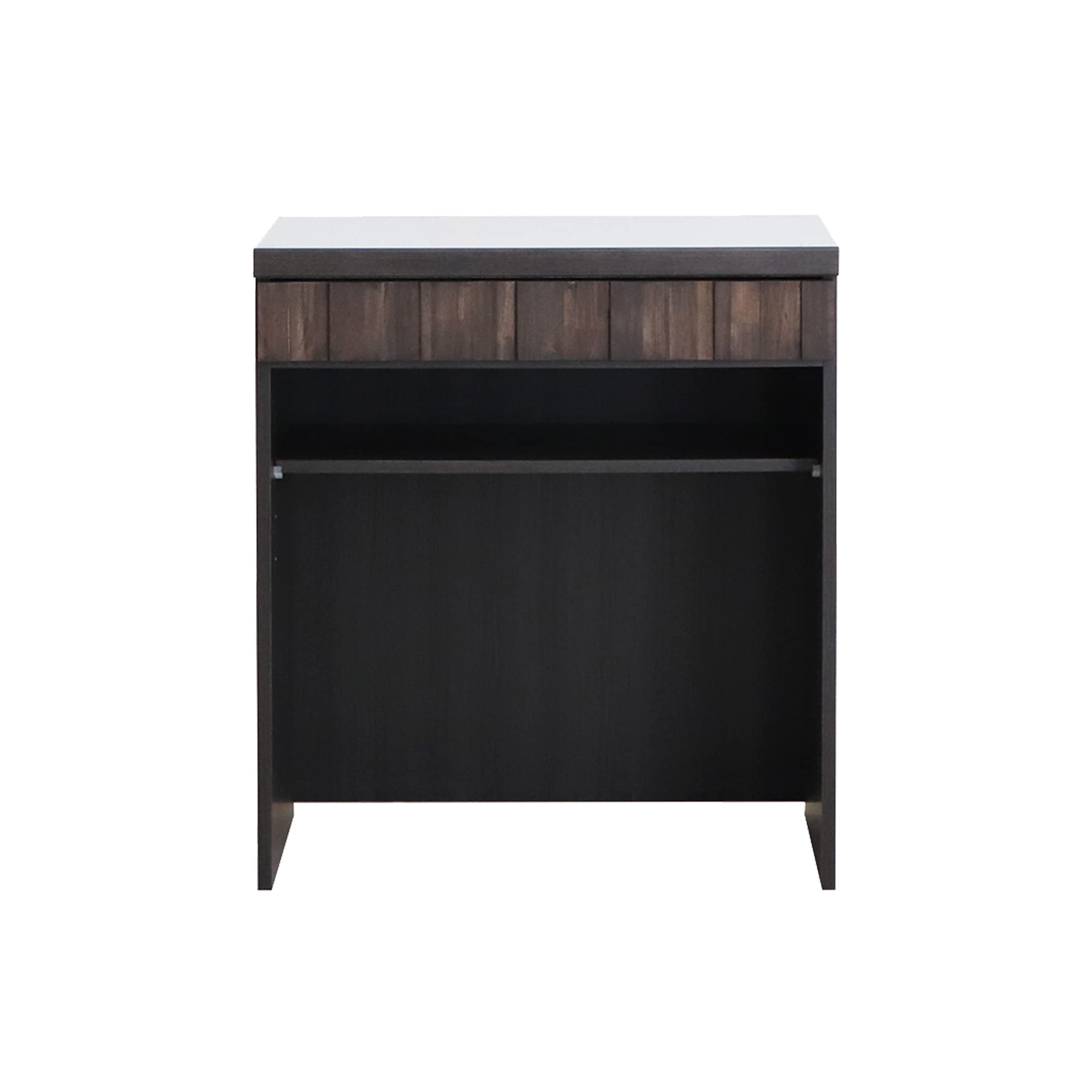 Amazon｜東馬 トウマ 大川家具 RESE(ﾚｾ) ステンレス天板 アカシア無垢